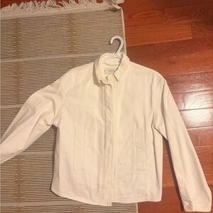 Lemaire White Heavy Denim Jacket
